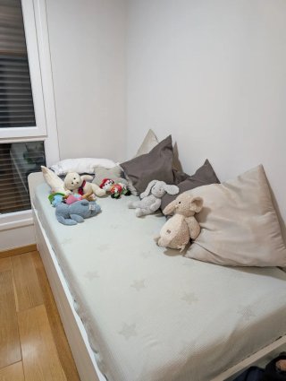 Cama nido blanca con cajones