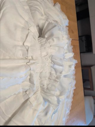 Traje de flamenca blanco