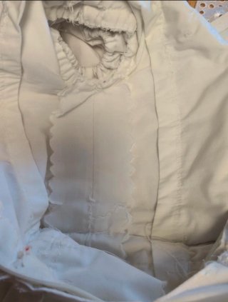 Traje de flamenca blanco
