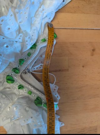 Traje de flamenca blanco