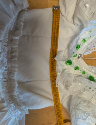 Traje de flamenca blanco