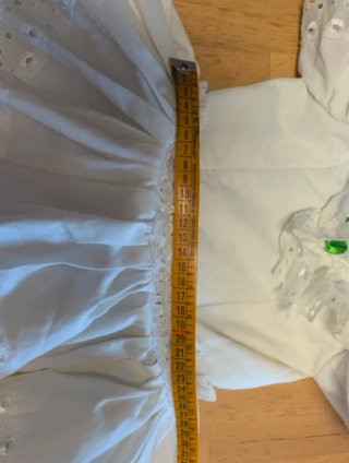 Traje de flamenca blanco