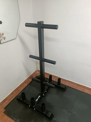 Rastrelliera porta dischi palestra