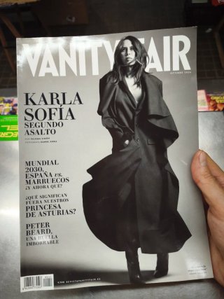 REVISTA VANITY FAIR. KARLA SOFÍA. OCTUBRE 2026