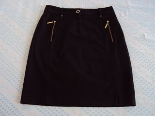Falda Ajustada Negra Cortefiel Talla 38
