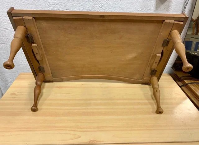 Bandeja Vintage Madera Patas Torneadas