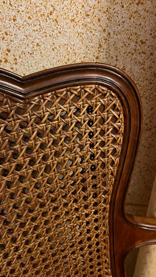 Conjunto 4 Sillas HERRAIZ Madera y Rattan