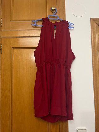 Mono corto SHEIN rojo