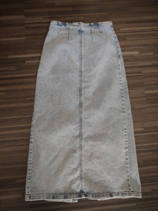 Falda vaquera larga Stradivarius T34