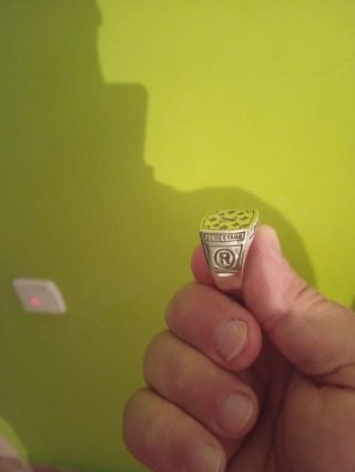 Anillo Plata y Amarillo