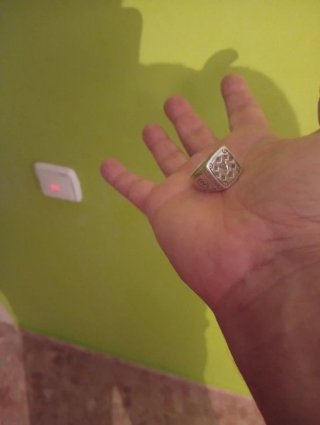 Anillo Plata y Amarillo
