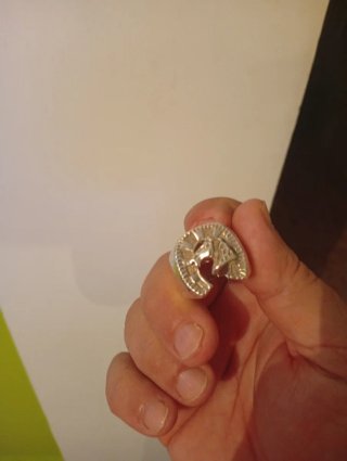Anillo de serpiente plateado