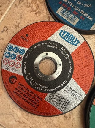Lote de 35 Discos de Corte para Radial 115mm