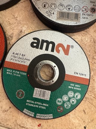 Lote de 35 Discos de Corte para Radial 115mm