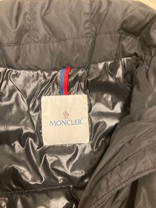 Piumino Moncler nero Taglia 14 Anni