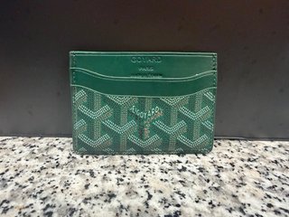 Billetera Tarjetero Goyard Verde