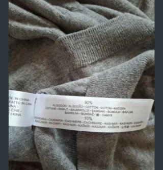Massimo Dutti cárdigan gris talla S