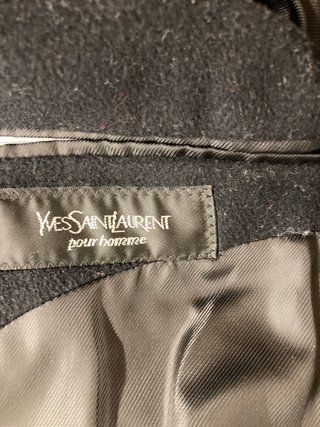 Cappotto uomo Yves Saint Laurent lana e cashmere