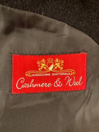 Cappotto uomo Yves Saint Laurent lana e cashmere