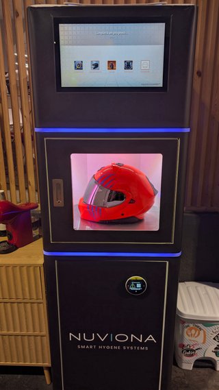 Máquina de Higiene Nuviona para Cascos y Equipos