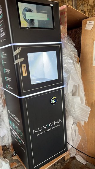 Máquina de Higiene Nuviona para Cascos y Equipos