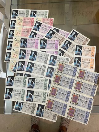 Colección de Décimos de Lotería Antiguos