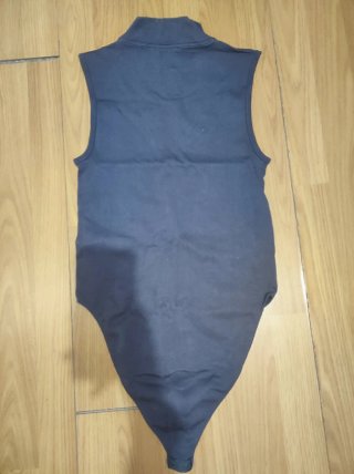 Body Gris Sin Mangas