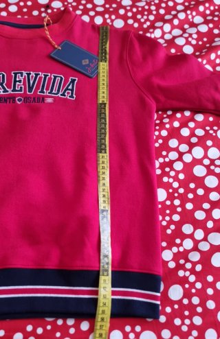 Sudadera Roja de Niña Talla 16 nueva