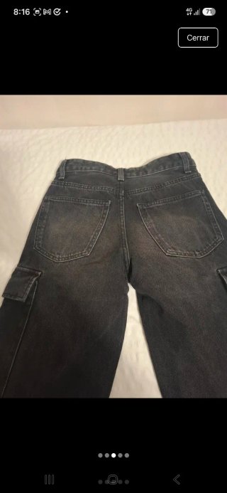 Vaqueros cargo baggy chico Bershka