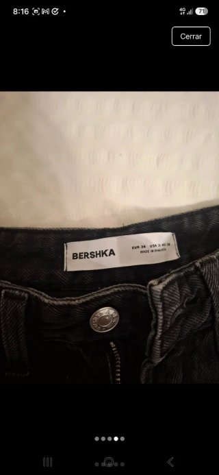 Vaqueros cargo baggy chico Bershka