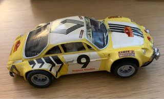Scalextric Team Slot Renault Alpine A110