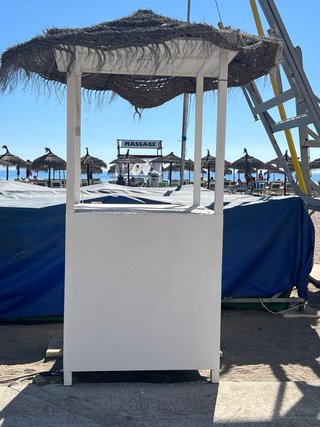 Taquilla de Metal Blanca para negocio