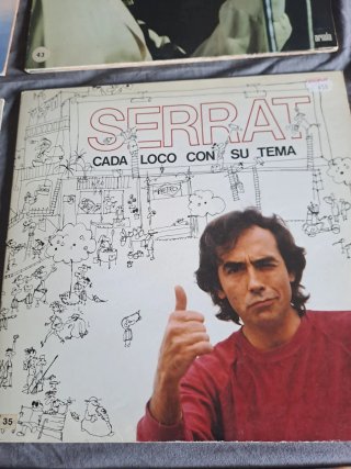 Vinilo Serrat - Cada Loco Con Su Tema