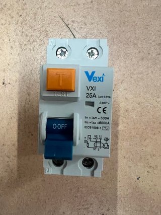Interruptor Diferencial Bipolar Vexi 25A 10mA