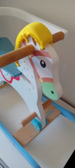 Caballito Balancín Infantil de Madera