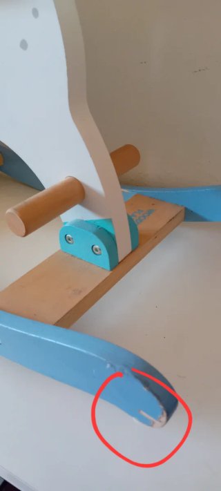 Caballito Balancín Infantil de Madera