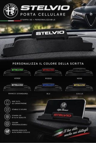 Portacellulare per Alfa Romeo Stelvio