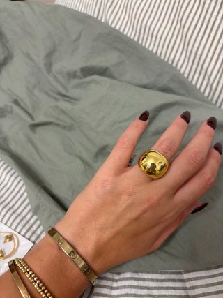 Anello Fabiani in argento placcato oro