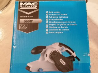 Lijadora de banda Mac Allister 900W
