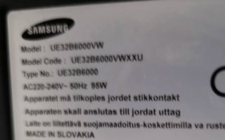 Televisión Samsung 32" TDT HD. 4 x HDMI