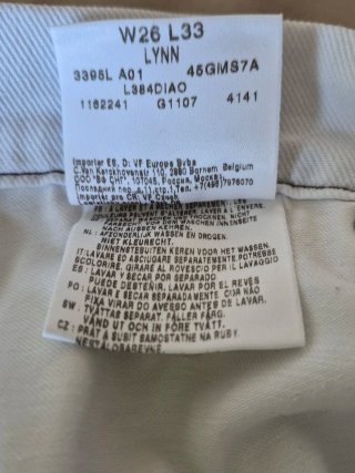 Pantalón Lee tiro bajo
