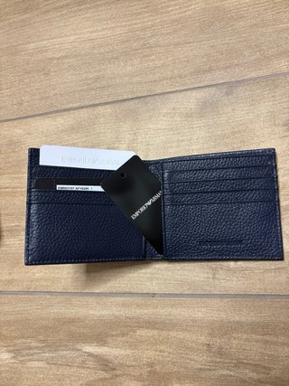 Portafoglio Armani Blu
