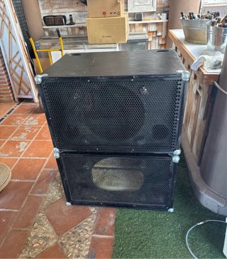 2 Cajones de Subgraves Vacíos 18 pulgadas