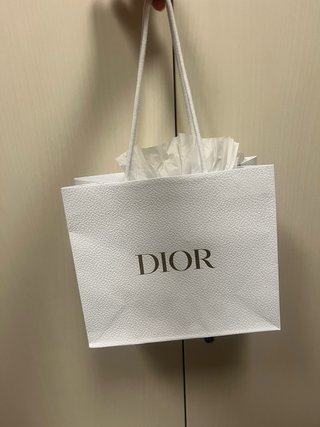 Sacchetto carta Dior con velina