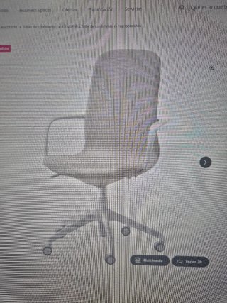 Silla de oficina blanca