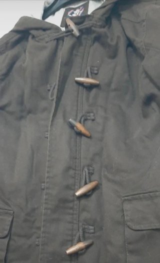 Casaco tipo Duffle Coat Castanho