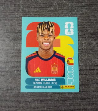 Cromo Nico Williams Mundial 2026 Panini