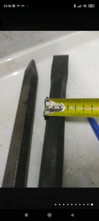 Puntero y cortafríos largos
