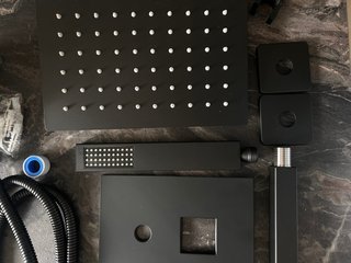 Set doccia incasso nero opaco 2 vie iBOX⁠