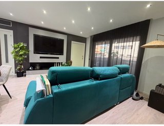 Sofá Chaise Longue Turquesa y Algombra